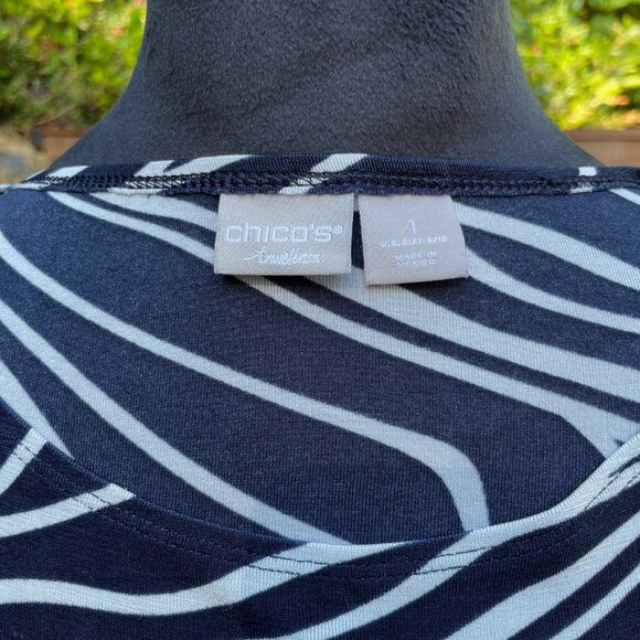 Chico's Travelers 6 Piece Lot Bundle No. 2 Size 1 Medium (8/10) India Ink - Picture 3 of 13